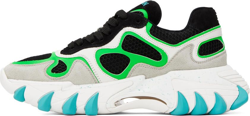 Balmain Black & White B-East Sneakers - Picture 3