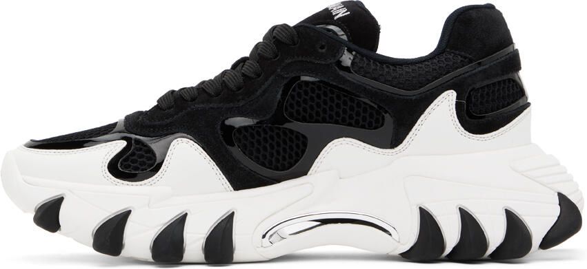 Balmain Black & White B-East Sneakers - Picture 3