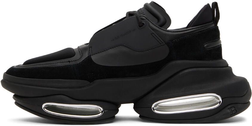 Balmain Black B-Bold Low-Top Sneakers - Picture 3