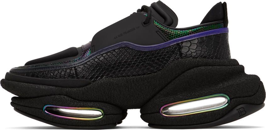 Balmain Black B-Bold Sneakers - Picture 3