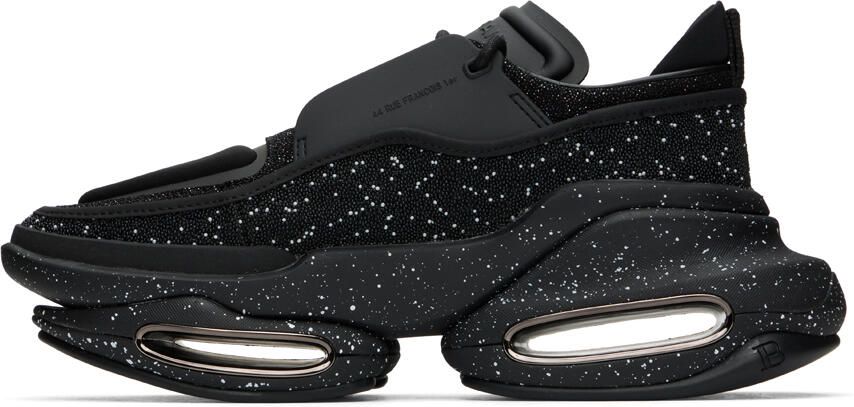 Balmain Black B-Bold Sneakers - Picture 3