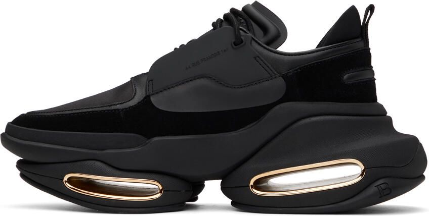 Balmain Black B-Bold Sneakers - Picture 3