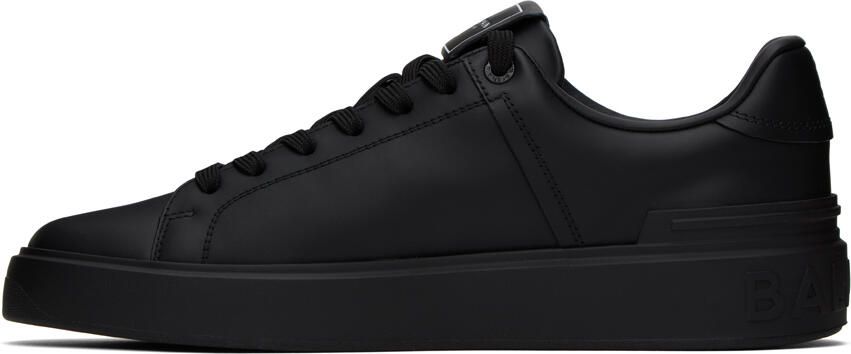 Balmain Black B-Court Sneakers - Picture 3