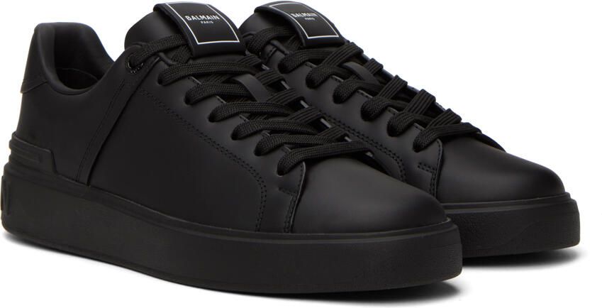 Balmain Black B-Court Sneakers - Picture 2
