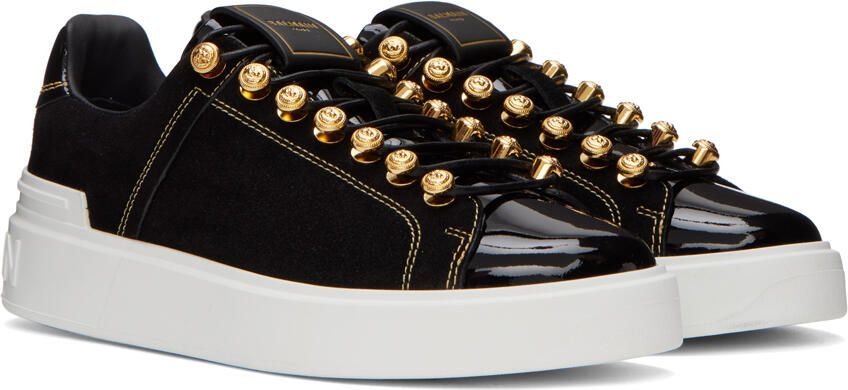 Balmain Black B-Court Sneakers - Picture 2