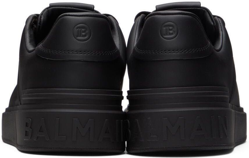 Balmain Black B-Court Sneakrs - Picture 5