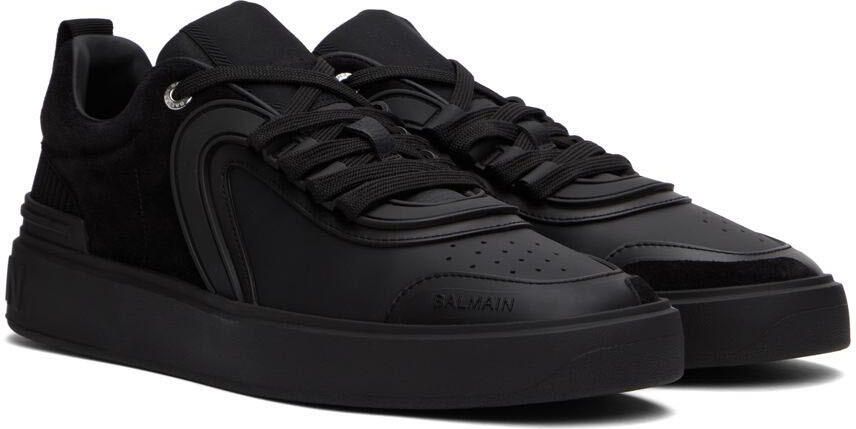 Balmain Black B-Skate Low Sneakers - Picture 2