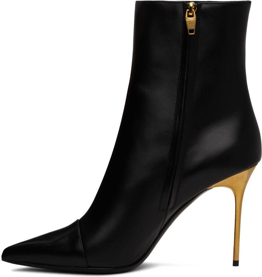 Balmain Black Roni Ankle Boots