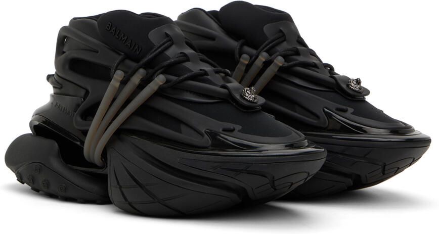 Balmain Black Unicorn Sneakers - Picture 2
