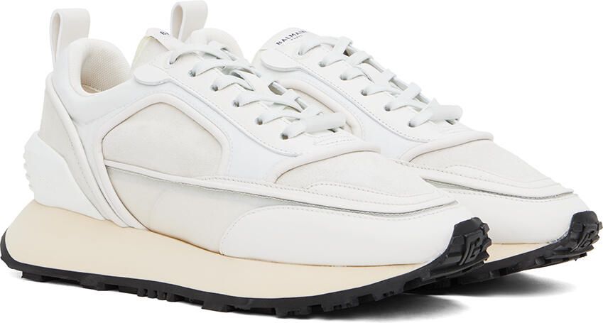 Balmain Off-White B-Court Sneakers - Picture 2