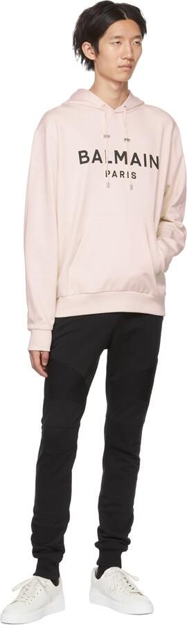 Balmain White B-Court Low-Top Sneakers - Picture 4