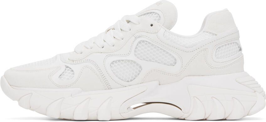 Balmain White B-East Sneakers - Picture 3