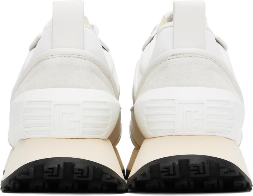 Balmain White Racer Sneakers