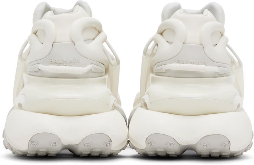 Balmain White Unicorn Sneakers - Picture 4