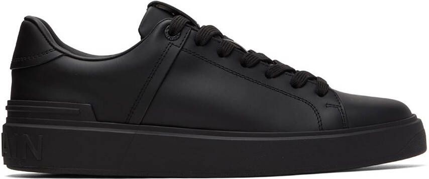 Balmain Black B-Court Sneakrs