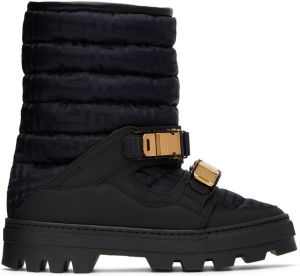 Balmain Black Rossignol Monogram Boots