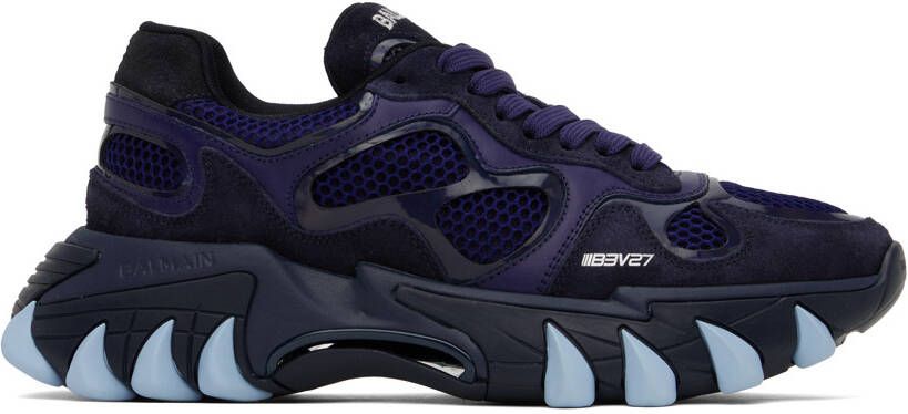 Balmain B-East low-top sneakers Blue - Picture 5