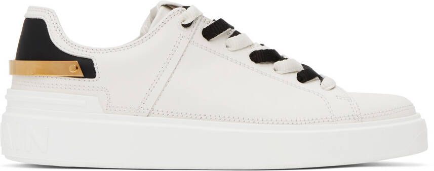 Balmain Off-White B-Court Sneakers