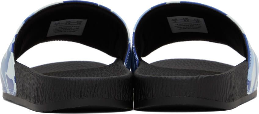 BAPE Blue & Black ABC Camo Slides