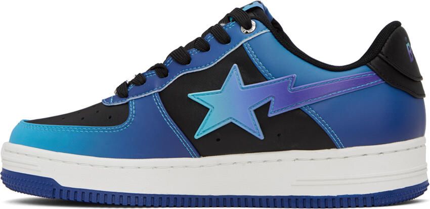 BAPE Blue & Black STA #7 M2 Sneakers - Picture 3