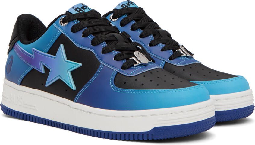 BAPE Blue & Black STA #7 M2 Sneakers - Picture 2