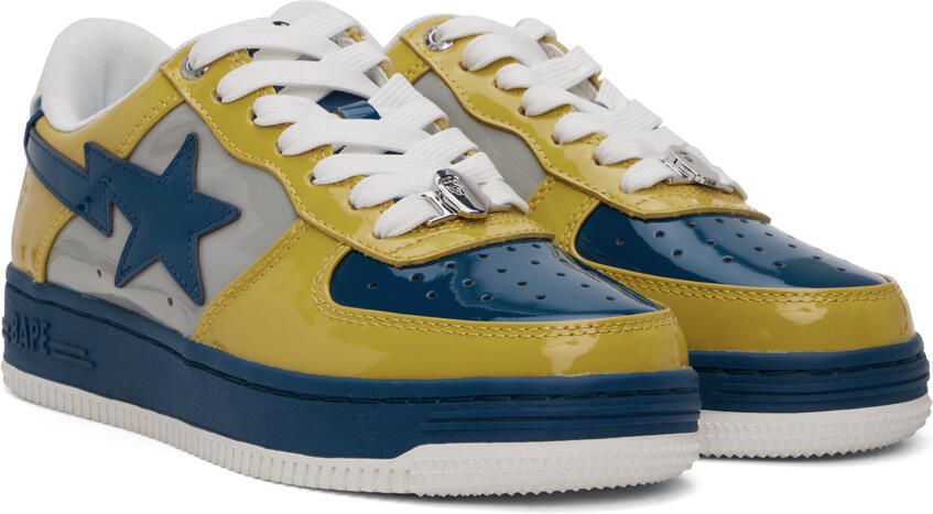 BAPE Blue & Yellow Sta #2 Sneakers - Picture 2