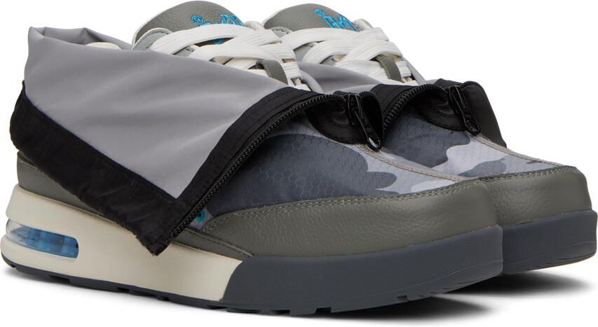 BAPE Gray Honeycomb Road STA M2 Sneakers - Picture 3