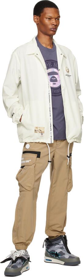 BAPE Gray Honeycomb Road STA M2 Sneakers - Picture 4