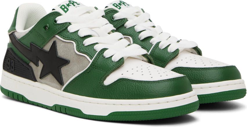BAPE Green SK8 Sta #1 Sneakers - Picture 2