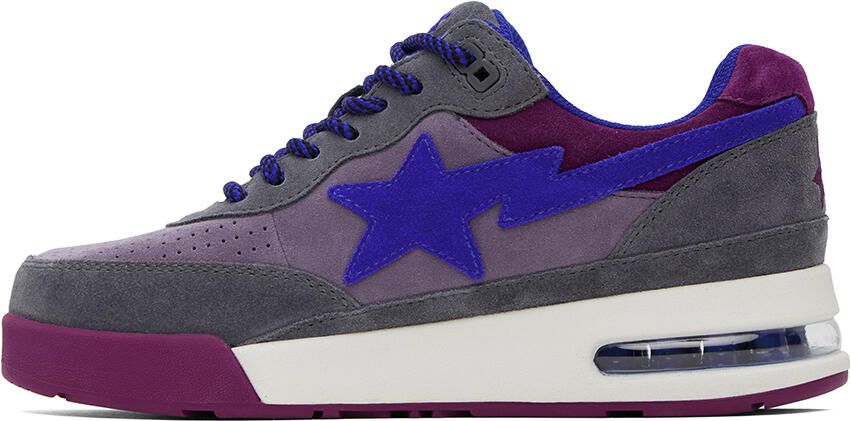 BAPE Blue & Gray Road Sta #1 M2 Sneakers - Picture 3