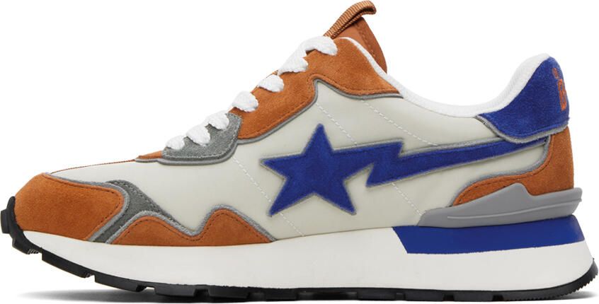 BAPE Orange & Blue Road STA Express Sneakers - Picture 3