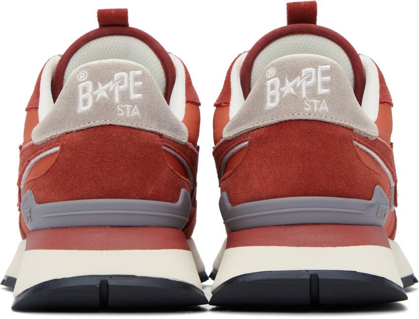 BAPE Orange & Gray Road Sta Express Sneakers
