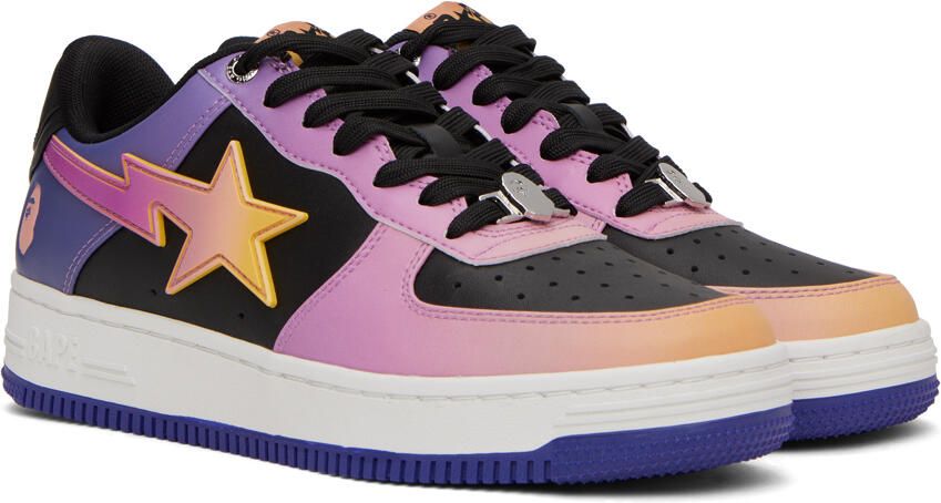 BAPE Purple & Black STA #7 M2 Sneakers - Picture 2