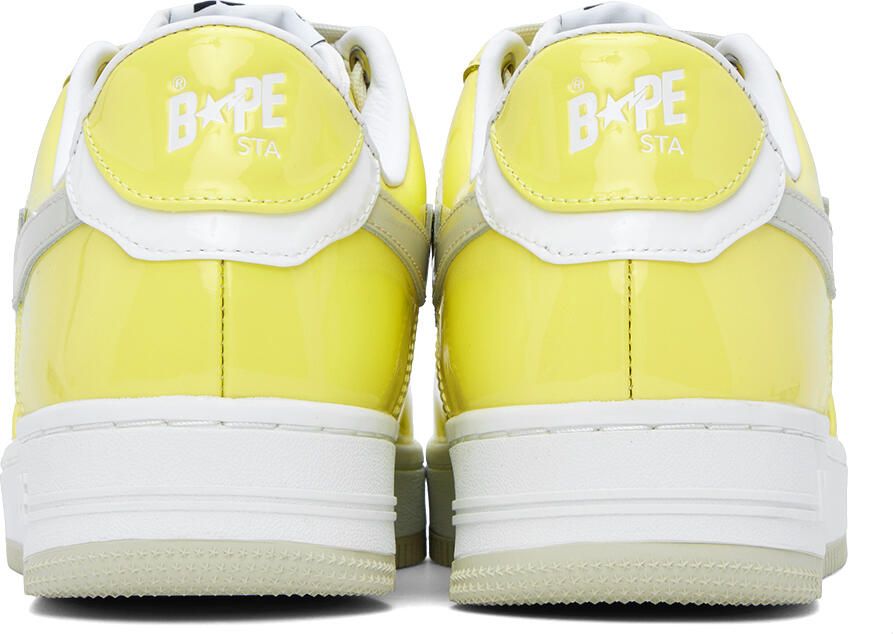 BAPE SSENSE Exclusive Yellow Sta Sneakers