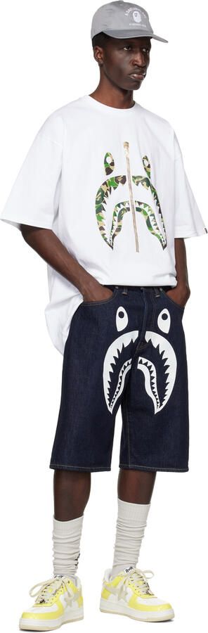 BAPE SSENSE Exclusive Yellow Sta Sneakers - Picture 5