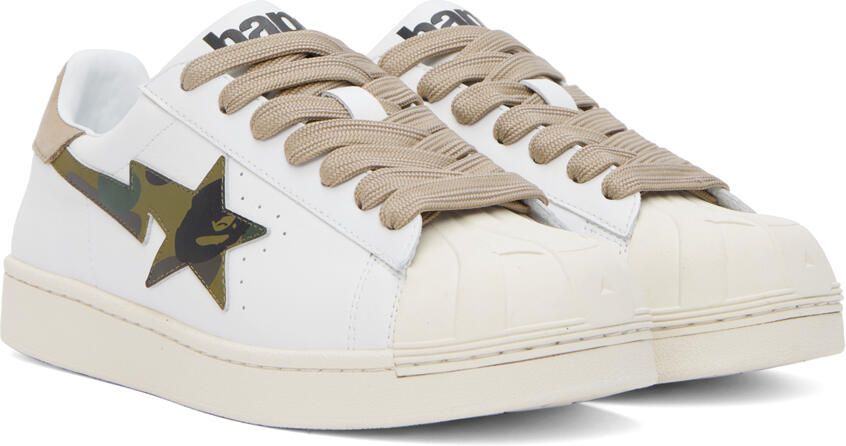 BAPE White Skull Sta M1 Sneakers - Picture 2