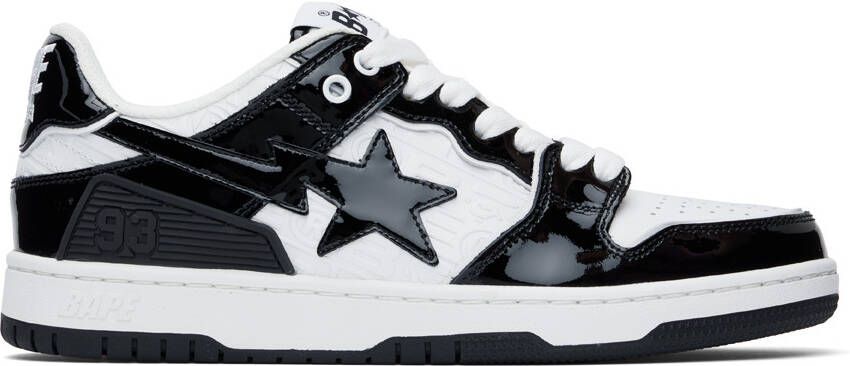 BAPE Black & White Sk8 Sta #5 M2 Sneakers