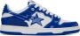 BAPE Blue & White SK8 STA #5 Sneakers - Thumbnail 1