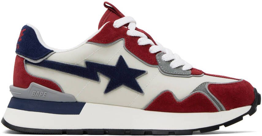 BAPE Red & Navy Road STA Express Sneakers