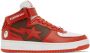 BAPE Red Sta #2 M1 Mid Sneakers - Thumbnail 1