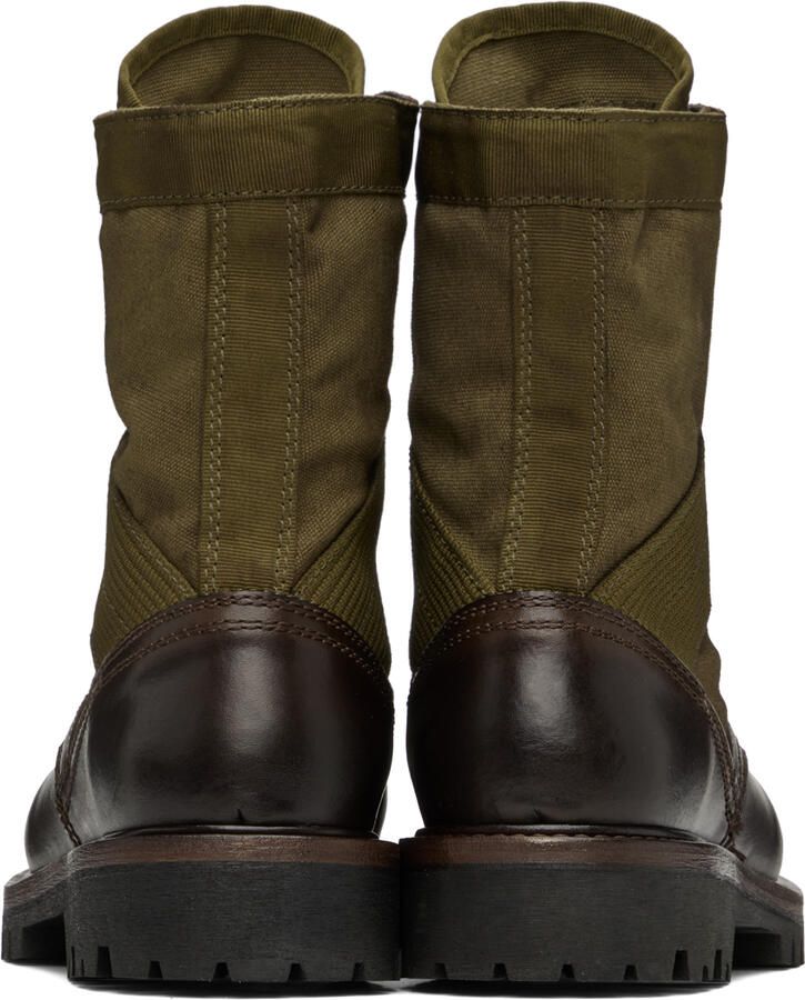 Belstaff Khaki Trooper Boots - Picture 2