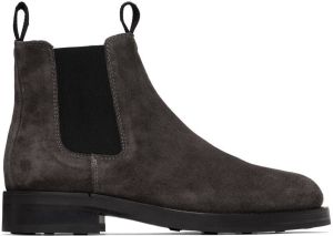 Belstaff Gray Longton Chelsea Boots