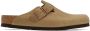 Birkenstock Beige Regular Boston Clogs - Thumbnail 1