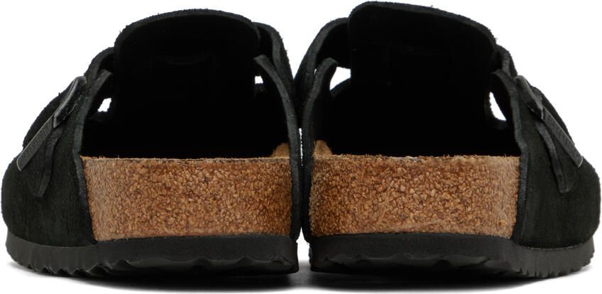 Birkenstock Black Boston Soft Footbed Loafers