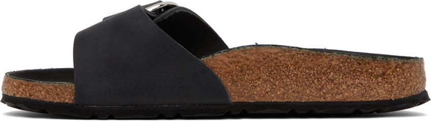 Birkenstock Black Narrow Madrid Big Buckle Sandals - Picture 5