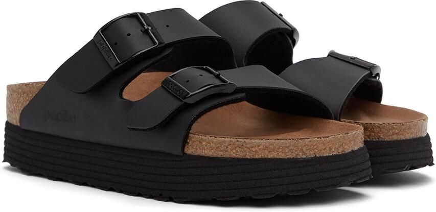 Birkenstock Black Papillio Arizona Platform Sandals - Picture 2