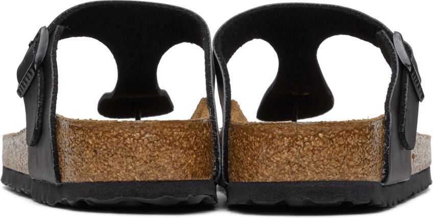 Birkenstock Black Regular Birko-Flor Gizeh Sandals - Picture 2