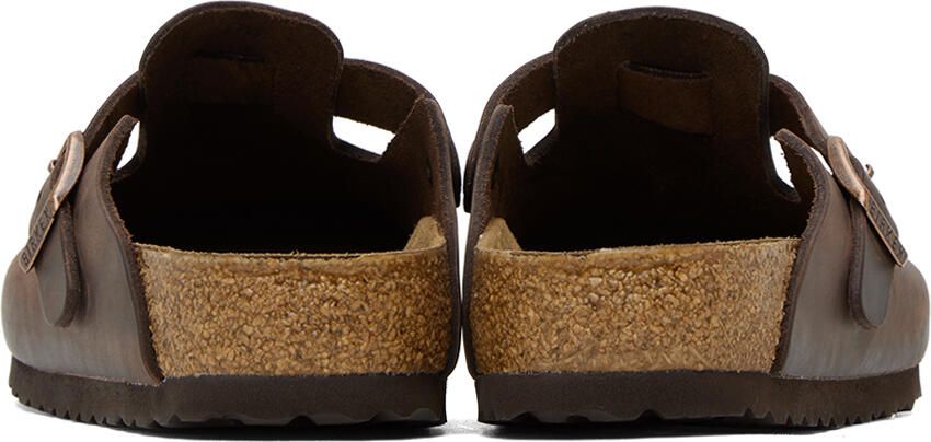 Birkenstock Brown Regular Boston Clogs