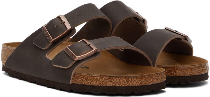 Birkenstock Brown Regular Arizona Soft Footbed Sandals - Picture 3