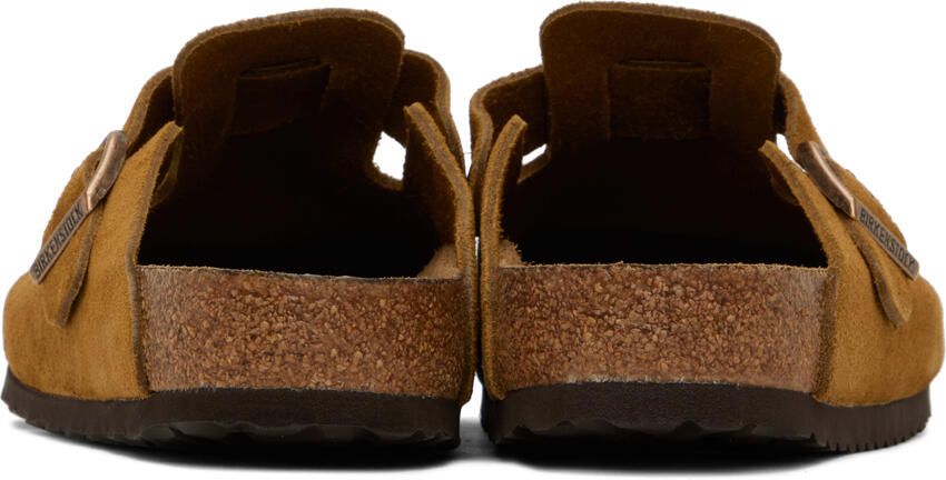 Birkenstock Tan Boston Soft Footbed Loafers